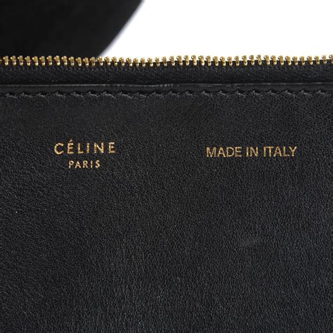 CELINE Celine Gourmette Bag In Black Suede on SALE 